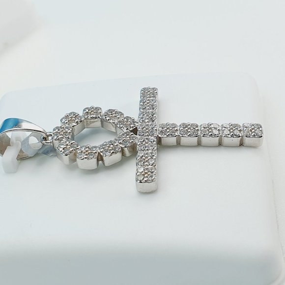 925 Sterling Silver Cubic Zirconia Pendant, U19254736 - Picture 4 of 11